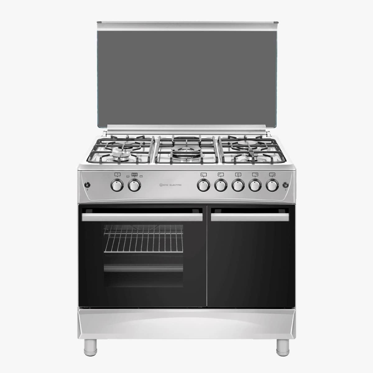 Cocina de Gas EAS Electric EFG9B60X Inoxidable 90 cm – 5 Quemadores y Horno de 64 Litros
