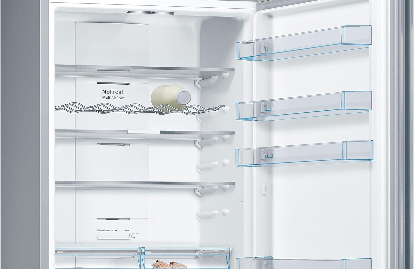Bosch KGN49XIEA Serie 4 – Frigorífico Combi XXL 438L Total NoFrost Inox