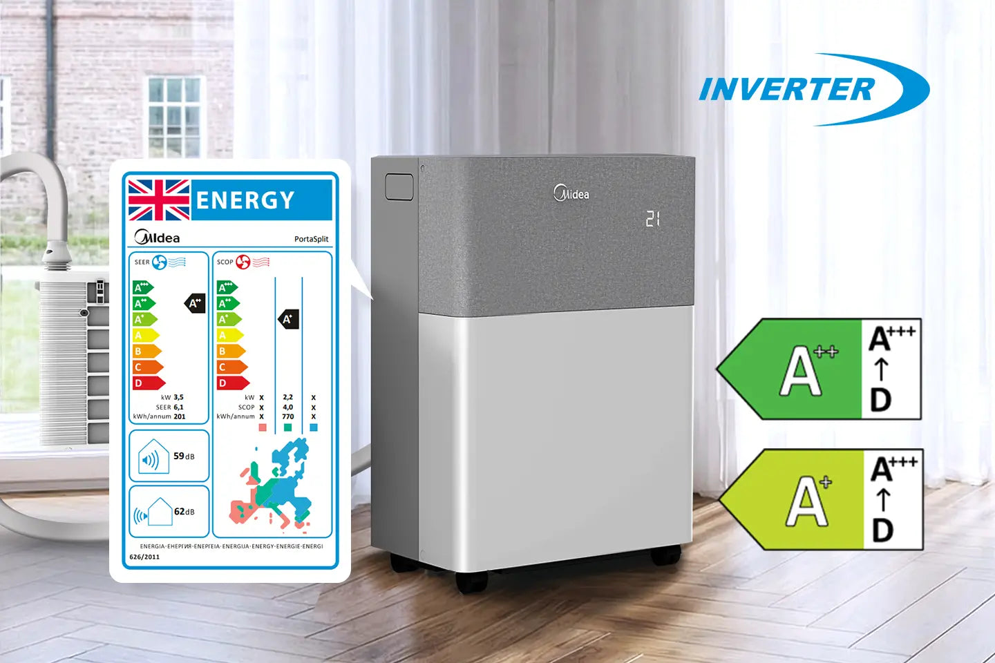 Midea PortaSplit 12.000 BTU