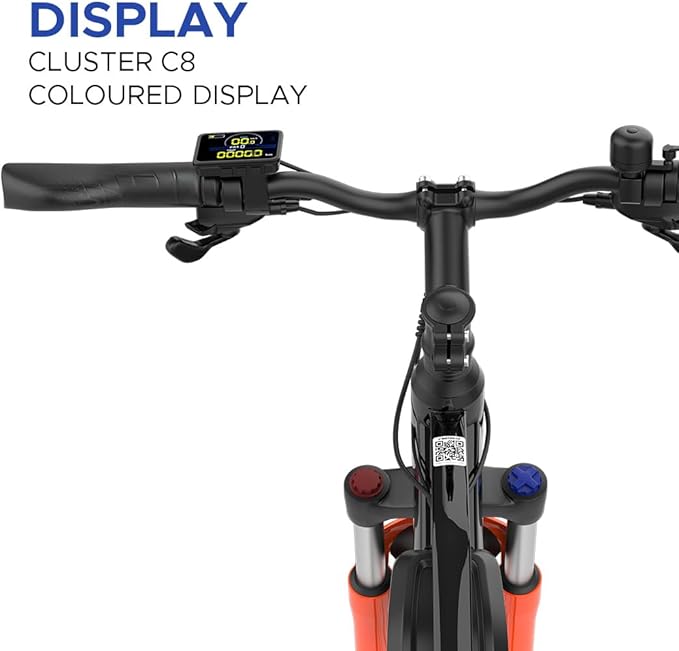 EMotorad EMX+ – Bicicleta Eléctrica Off-Road para Adultos con Motor 250W, Doble Suspensión y Autonomía de hasta 80 km
