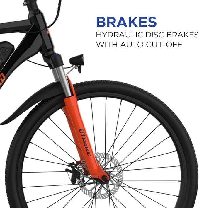 EMotorad EMX+ – Bicicleta Eléctrica Off-Road para Adultos con Motor 250W, Doble Suspensión y Autonomía de hasta 80 km
