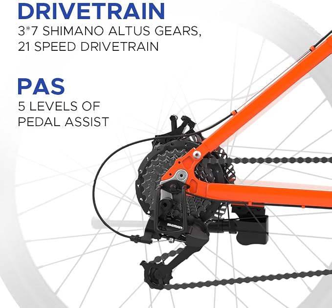 EMotorad EMX+ – Bicicleta Eléctrica Off-Road para Adultos con Motor 250W, Doble Suspensión y Autonomía de hasta 80 km