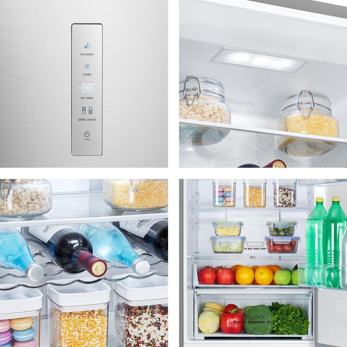 Hisense RB390N4CCD – 304 Liter No Frost Kühl-Gefrierkombination mit Inverter-Technologie
