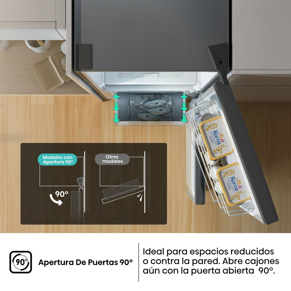 Hisense RB390N4CCD – 304 Liter No Frost Kühl-Gefrierkombination mit Inverter-Technologie