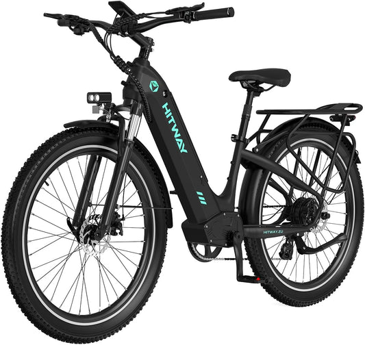 HITWAY BK16 – Bicicleta Eléctrica 26", Motor 250W
