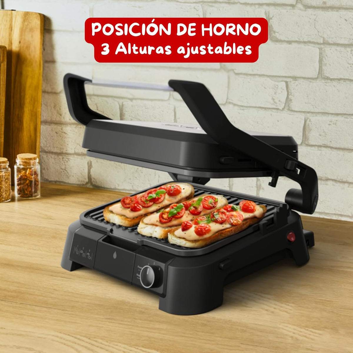 Moulinex SuperGrill 3 en 1 GI510DF0 – Multifunktions-Grill für Grill, Barbecue Ofen in einem Gerät
