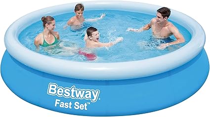 Piscina Autoportante Bestway Fast Set Redonda 366 x 76 cm – Instalación Rápida – 5.377 Litros