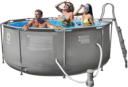 Piscina Elevada Jilong 12178EU – 360 x 122 cm – 10.126 Litros – Set Completo con Depuradora, Escalera y Accesorios