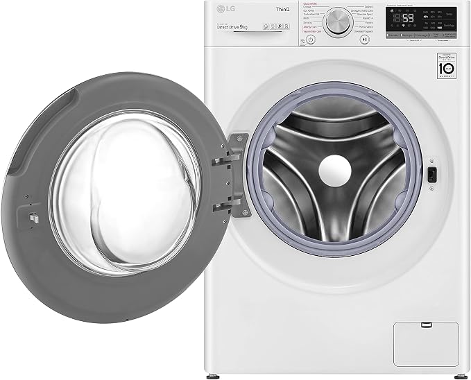 LG F4WV509S1E 9 kg AI DD™ – Intelligente Waschmaschine mit Inverter, Dampf WiFi