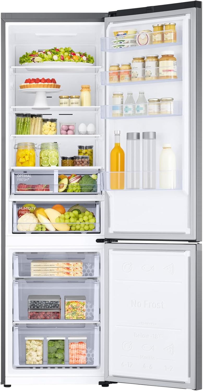Samsung Frigorífico Combi 387L – Clase Energética B con Twin Cooling Plus, SpaceMax™ y SmartThings