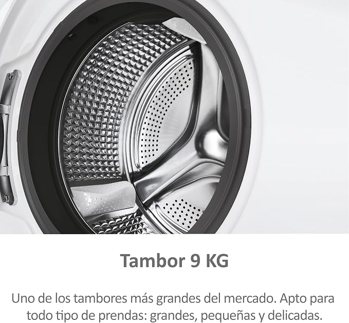 Haier I-Pro Series 5 HW90-B14959EU1IB – 9 kg Waschmaschine mit Direct Motion Motor, Dampf antibakteriellem ABT-Schutz
