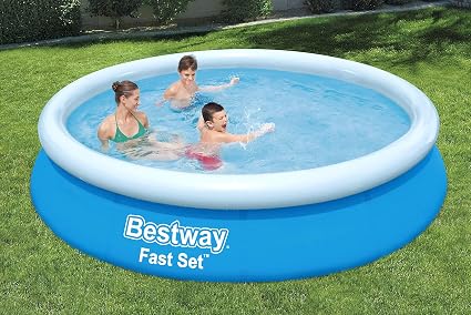 Piscina Autoportante Bestway Fast Set Redonda 366 x 76 cm – Instalación Rápida – 5.377 Litros