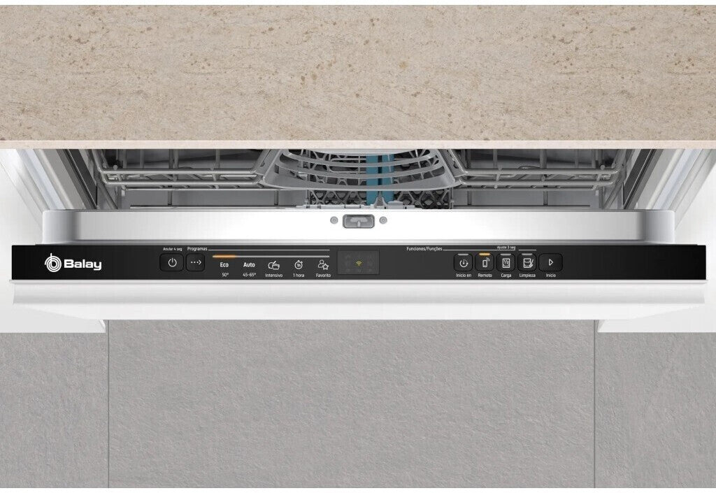 Balay 3VF5012NP – 60 cm vollintegrierter Geschirrspüler, 12 Maßgedecke, WiFi