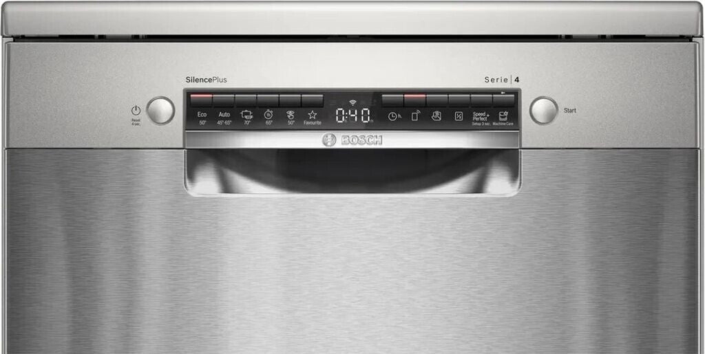 Bosch SMS4EKI06E Serie 4 – 60 cm Geschirrspüler, 13 Maßgedecke, Energieeffizienzklasse B mit WiFi