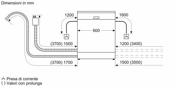 Bosch SMS4EKI06E Serie 4 – 60 cm Geschirrspüler, 13 Maßgedecke, Energieeffizienzklasse B mit WiFi