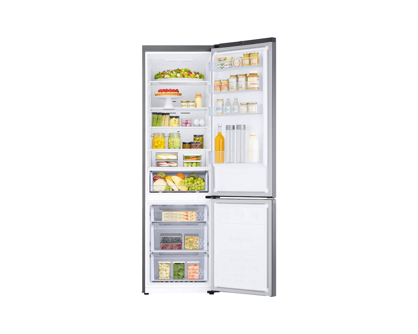 Samsung Bespoke RB38C600CS9 – 390 Liter Kühl-Gefrierkombination mit Energieeffizienzklasse C, SmartThings No Frost