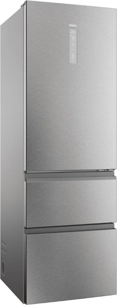 Haier HTW5618DNMG Kühl-Gefrierkombination – 360L, No Frost, 3D-Schubladen, Wasserspender, Energieklasse D, Grau