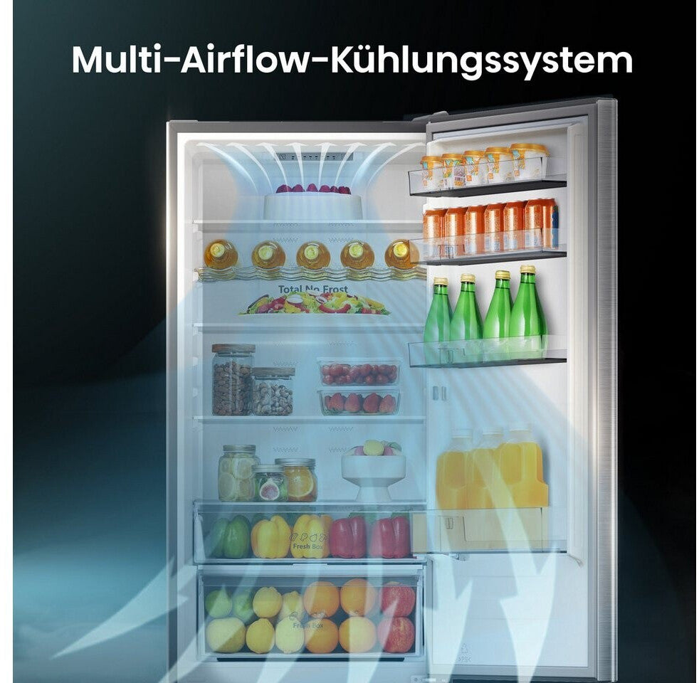 Hisense RB440N4ACA – 336 Liter No Frost Kühl-Gefrierkombination mit Energieeffizienzklasse A