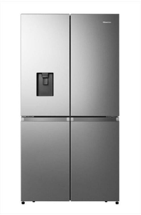 Frigorífico Americano Hisense RQ758N4SWSE – 606L, 4 Puertas, No Frost, Wi-Fi, Dispensador de Agua, Inox