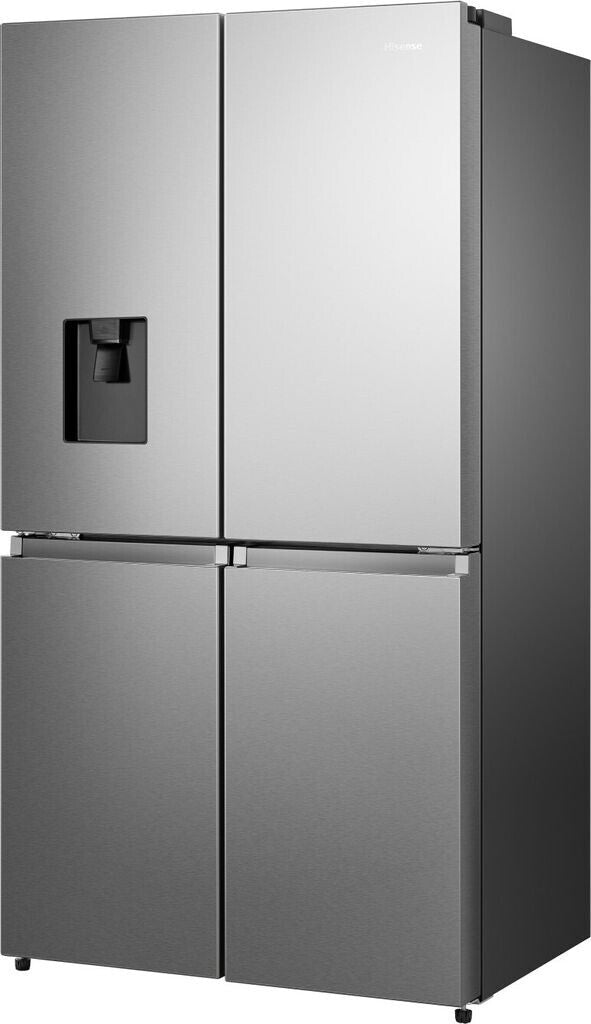 Frigorífico Americano Hisense RQ758N4SWSE – 606L, 4 Puertas, No Frost, Wi-Fi, Dispensador de Agua, Inox